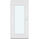 Glat panel, rektangulært glas uden sprosser