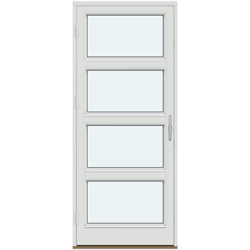 Terrassedøre med aluminiumsprofiler (Lager) (Én ramme, udadgående åbning)
