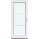 1 ramme med glas og 2 vandrette sprosser